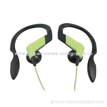 Portable Earhook Earphones, 32 Ohms Impedance and 1,000mW Maximum Power